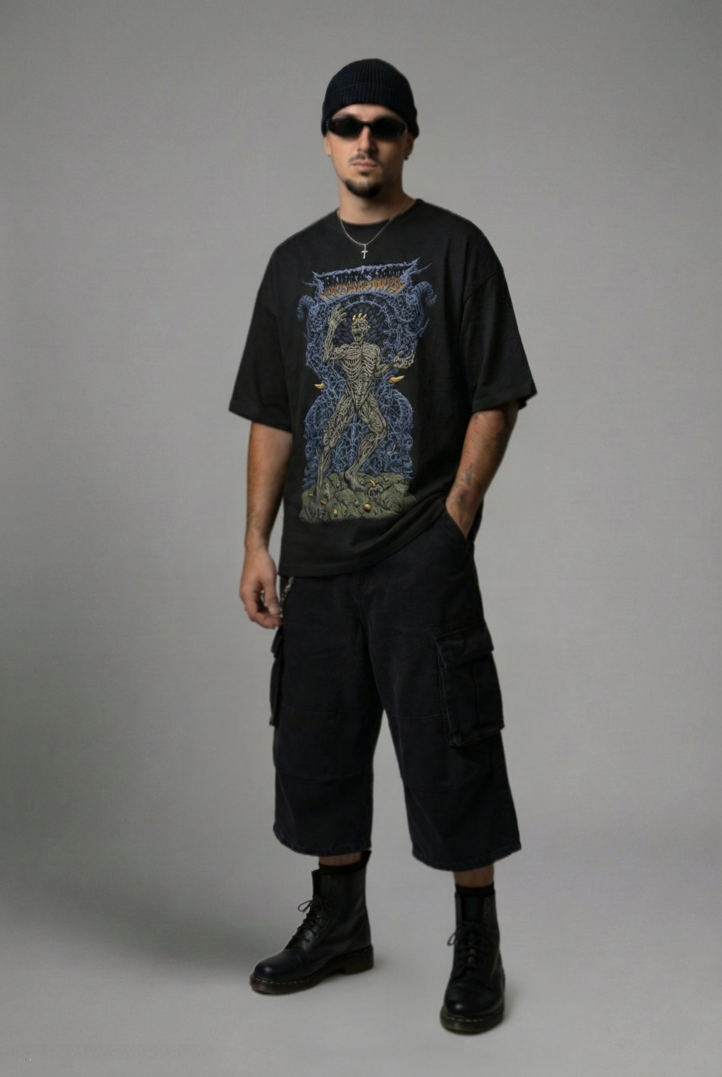 Back from dead oversize t-shirt